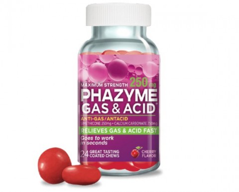 acid gas phazyme 250mg maximum strength